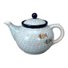 Polish Pottery C.A. 40 oz. Teapot (Catch of the Day) | A060-2540X at PolishPotteryOutlet.com