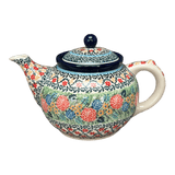 Teapot, 1.2 Liter in "Garden Trellis" by Ceramika Artystyczna | A060-U2123