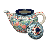 Teapot, 1.2 Liter in "Garden Trellis" by Ceramika Artystyczna | A060-U2123