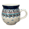 Polish Pottery C.A. 12 oz. Belly Mug (Winter Aspen) | A070-1995X at PolishPotteryOutlet.com