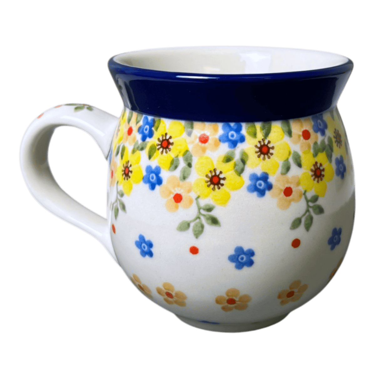 Mug, Belly Mug, 12 oz Medium in "Garden Delight" by Ceramika Artystyczna | A070-2225X