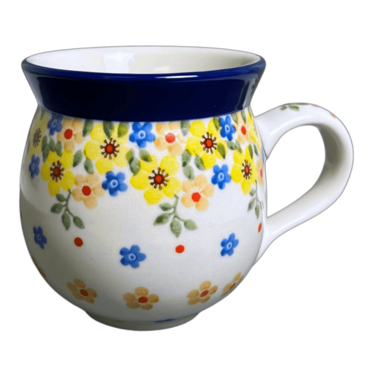 Mug, Belly Mug, 12 oz Medium in "Garden Delight" by Ceramika Artystyczna | A070-2225X