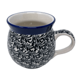 Mug, Belly Mug, 12 oz Medium in "Night Breeze" by Ceramika Artystyczna | A070-2265