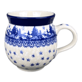 Mug, Belly Mug, 12 oz Medium in "Frosted Starlight" by Ceramika Artystyczna | A070-2329X