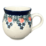 Mug, Belly Mug, 12 oz Medium in "Strawberry Patch" by Ceramika Artystyczna | A070-721X