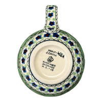 A picture of a Polish Pottery CA 12 oz. Belly Mug (Green Goddess) | A070-U408A as shown at PolishPotteryOutlet.com/products/12-oz-belly-mug-green-goddess-a070-u408a