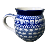 Mug, Belly Mug, 12 oz Medium in "Cat & Mouse" by Ceramika Artystyczna | A070-U9967