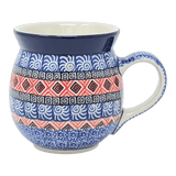 Mug, Belly Mug, 16 oz Large in "Santa Fe Sky" by Ceramika Artystyczna | A073-1350X