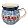 Polish Pottery C.A. 16 oz. Belly Mug (Rosie's Garden) | A073-1490X at PolishPotteryOutlet.com