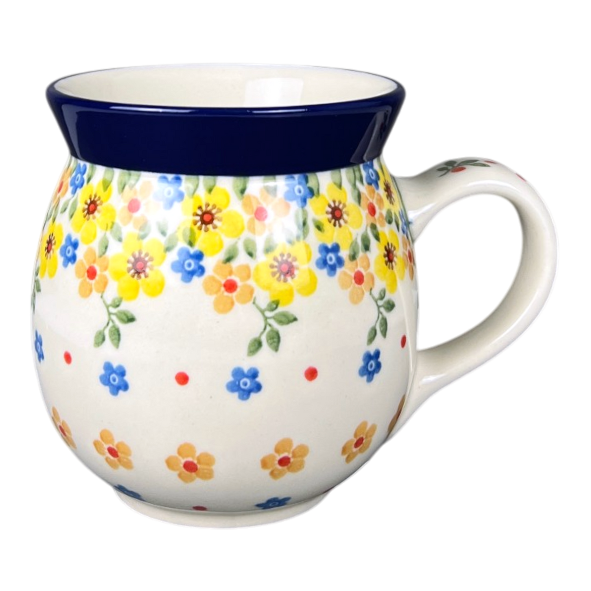 Mug, Belly Mug, 16 oz Large in "Garden Delight" by Ceramika Artystyczna | A073-2225X