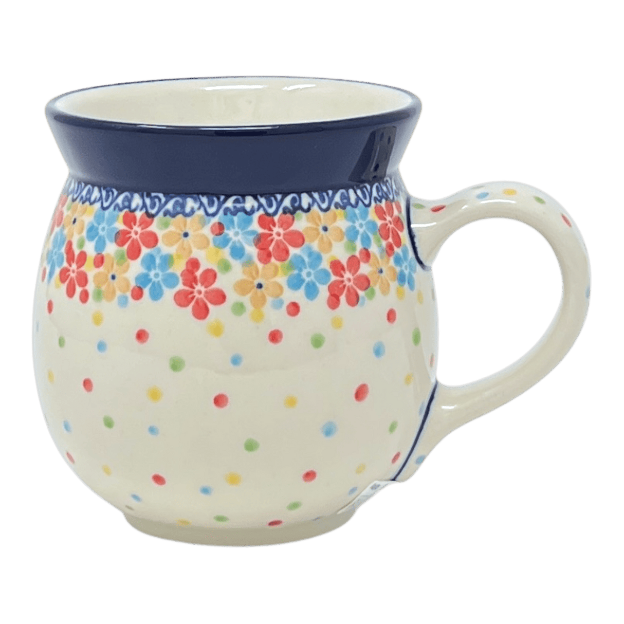 Mug, Belly Mug, 16 oz Large in "Garden Festival" by Ceramika Artystyczna | A073-2321X