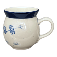 A picture of a Polish Pottery CA 16 oz. Belly Mug (In the Wind) | A073-2788X as shown at PolishPotteryOutlet.com/products/large-belly-mug-in-the-wind-a073-2788x