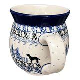 Mug, Belly Mug, 16 oz Large in "Labrador Loop" by Ceramika Artystyczna | A073-2862X