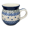 Polish Pottery C.A. 16 oz. Belly Mug (Starry Sea) | A073-454C at PolishPotteryOutlet.com