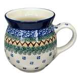 Mug, Belly Mug, 16 oz in "Aztec Paws" by Ceramika Artystyczna | A073-945X