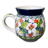 Mug, Belly Mug, 16 oz Large in "Camellias" by Ceramika Artystyczna | A073-U4812