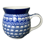 Mug, Belly Mug, 16 oz Large in "Cat & Mouse" by Ceramika Artystyczna | A073-U9967