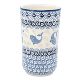 Tumbler, 12 oz in "Periwinkle Pond" by Ceramika Artystyczna | A076-2385X