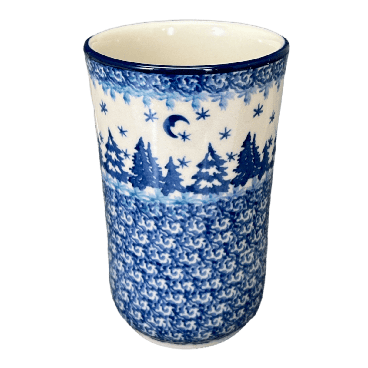 Tumbler, 12 oz in "Winter Skies" by Ceramika Artystyczna | A076-2826X