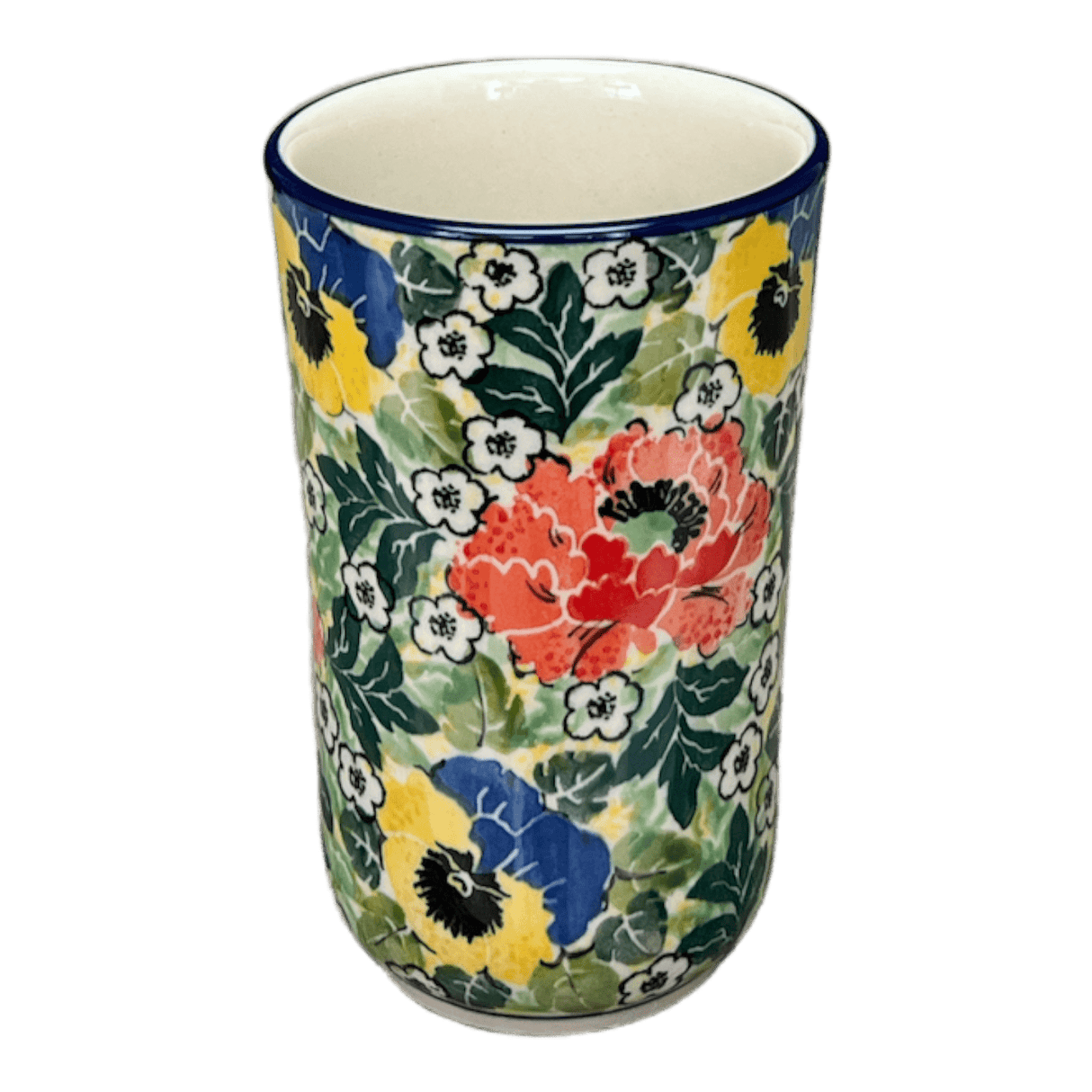 Tumbler, 12 oz in "Tropical Love" by Ceramika Artystyczna | A076-U4705