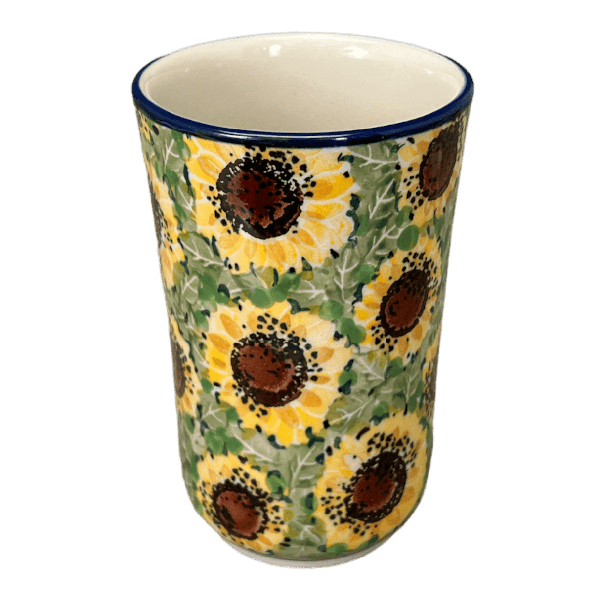 Tumbler, 12 oz in "Sunflower Field" by Ceramika Artystyczna | A076-U4737