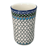 Tumbler, 12 oz in "Mediterranean Waves" by Ceramika Artystyczna | A076-U72