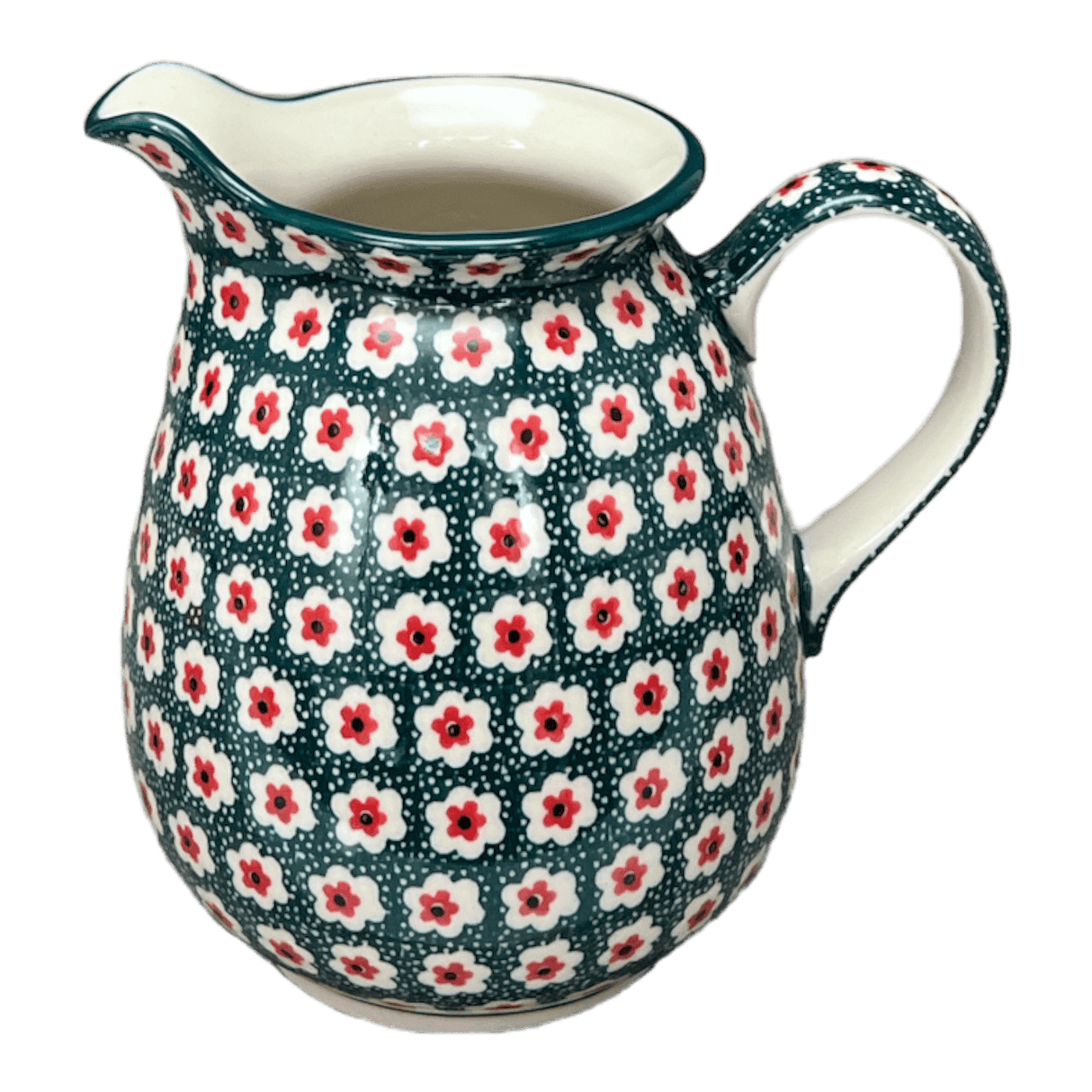 Pitcher, 32 oz in "Riot Daffodils" by Ceramika Artystyczna | A078-1174Q