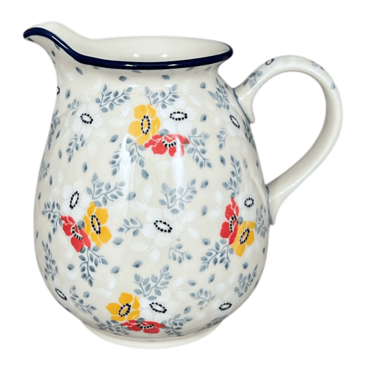 Pitcher, 32 oz in "Soft Bouquet" by Ceramika Artystyczna | A078-2378X