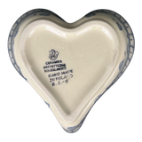 Bowl, Heart-Shaped, Deep, 6" in "Lone Owl" by Ceramika Artystyczna | A081-3326X