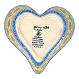 Bowl, Heart-Shaped, Deep, 6" in "Sunflowers" by Ceramika Artystyczna | A081-U4739