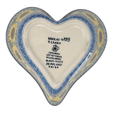 Bowl, Heart-Shaped, Deep, 6" in "Sunflowers" by Ceramika Artystyczna | A081-U4739