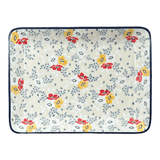 Tray, 9.5" x 7" in "Soft Bouquet" by Ceramika Artystyczna | A111-2378X