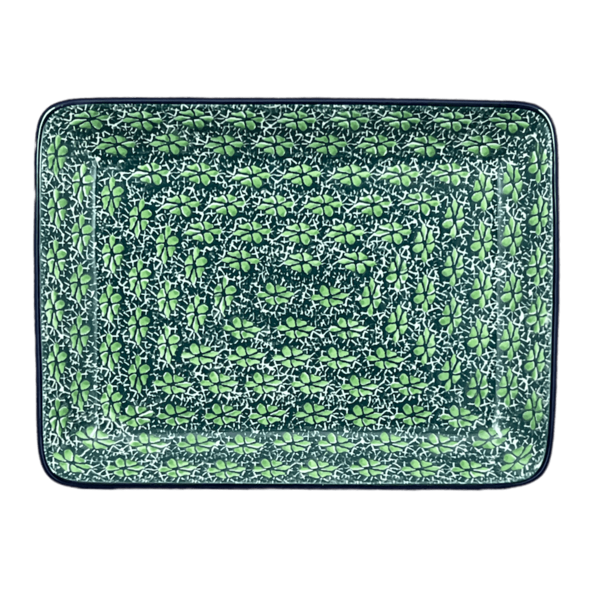 Tray, 9.5" x 7" in "Pride of Ireland" by Ceramika Artystyczna | A111-2461X