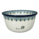 Bowl, Round, Deep, 10.5" in "Peacock Plume" by Ceramika Artystyczna | A113-2218X