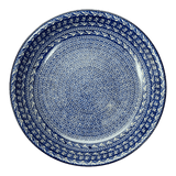 Bowl, Round, Shallow, 12.75" Wide in "Wavy Blues" by Ceramika Artystyczna | A115-905X