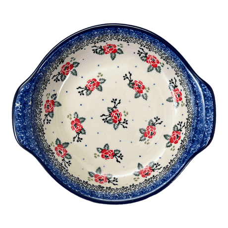 Casserole, Round, Small, 6.5" x 7.25" in "Wild Rose" by Ceramika Artystyczna | A142-1525X