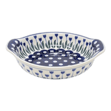 Casserole, Round, Small, 6.5" x 7.25" in "Tulip Dot" by Ceramika Artystyczna | A142-377Z