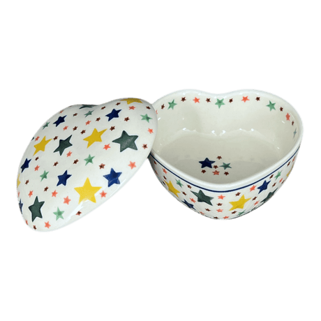 Heart Box, 4.5" in "Star Shower" by Ceramika Artystyczna | A143-359X