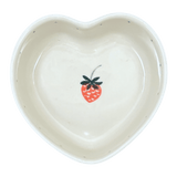 Heart Box, 4.5" in "Strawberry Patch" by Ceramika Artystyczna | A143-721X