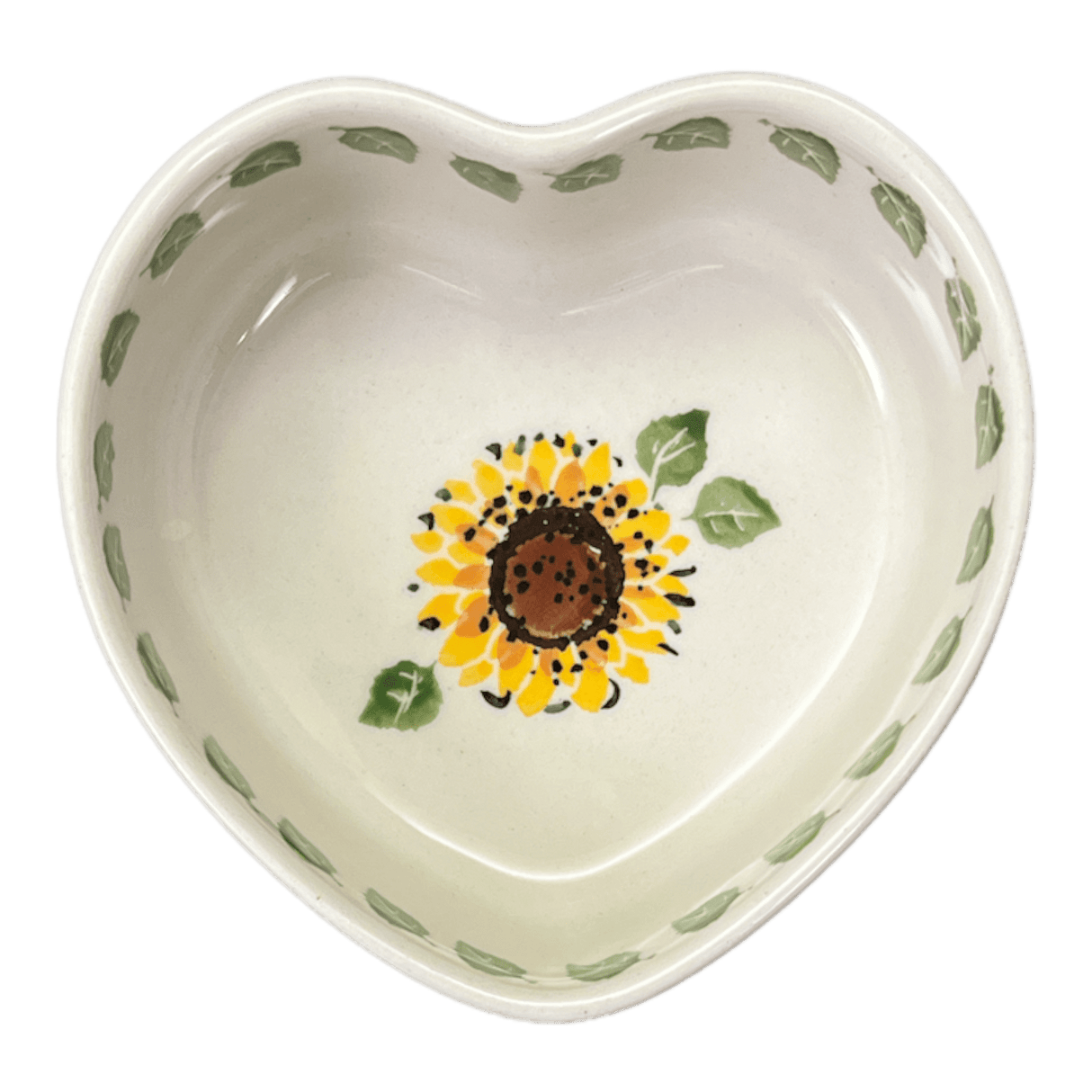 Heart Box, 4.5" in "Sunflower Field" by Ceramika Artystyczna | A143-U4737