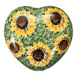 Heart Box, 4.5" in "Sunflower Field" by Ceramika Artystyczna | A143-U4737