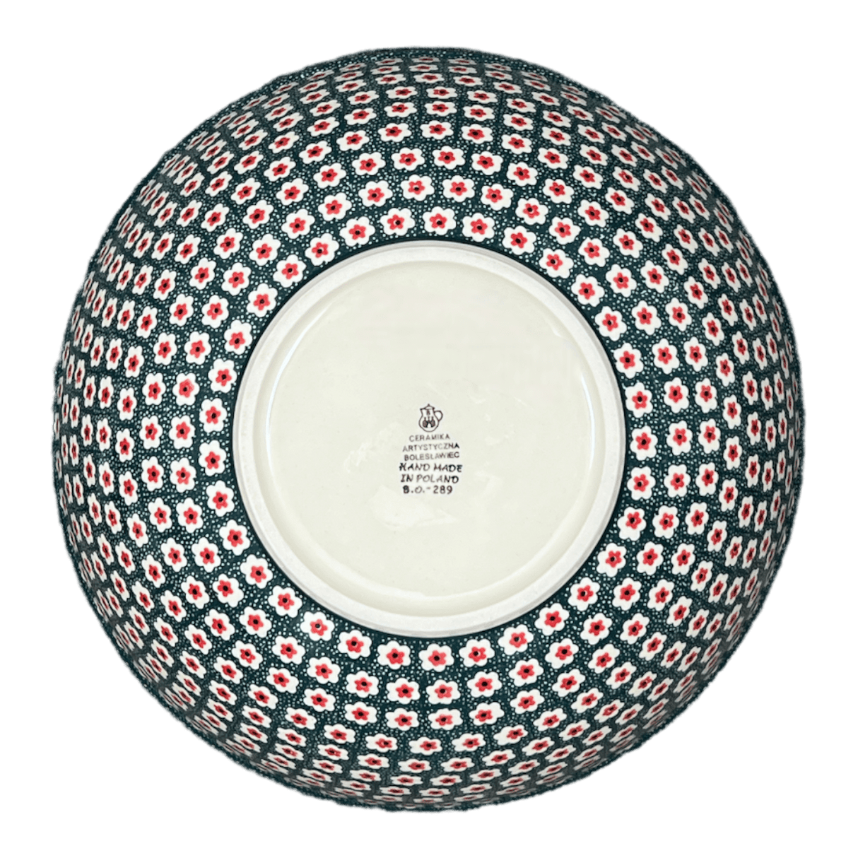 Bowl, Round, 12.75" in "Riot Daffodils" by Ceramika Artystyczna | A154-1174Q