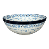 Bowl, Round, 12.75" in "Pansy Blues" by Ceramika Artystyczna | A154-2346X