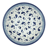 Bowl, Round, 12.75" in "Koi Pond" by Ceramika Artystyczna | A154-2372X