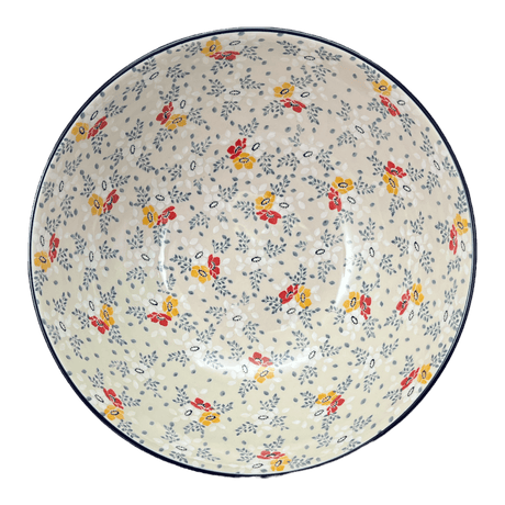 Bowl, Round, 12.75" in "Soft Bouquet" by Ceramika Artystyczna | A154-2378X