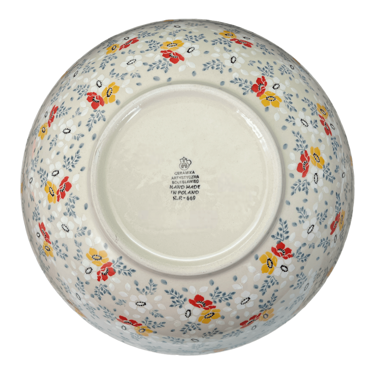 Bowl, Round, 12.75" in "Soft Bouquet" by Ceramika Artystyczna | A154-2378X