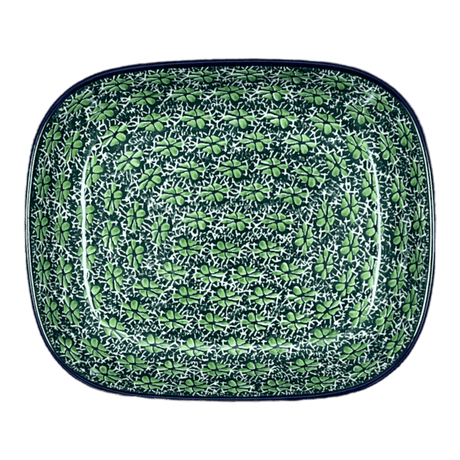 Baker, Rectangular, 7.5" x 9" in "Pride of Ireland" by Ceramika Artystyczna | A159-2461X