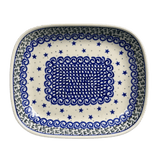 Baker, Rectangular, 7.5" x 9" in "Starry Sea" by Ceramika Artystyczna | A159-454C