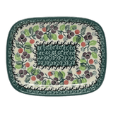 Dish, Shallow, 5.75" x 7" in "Sugar Plums" by Ceramika Artystyczna  | A160-2838Q