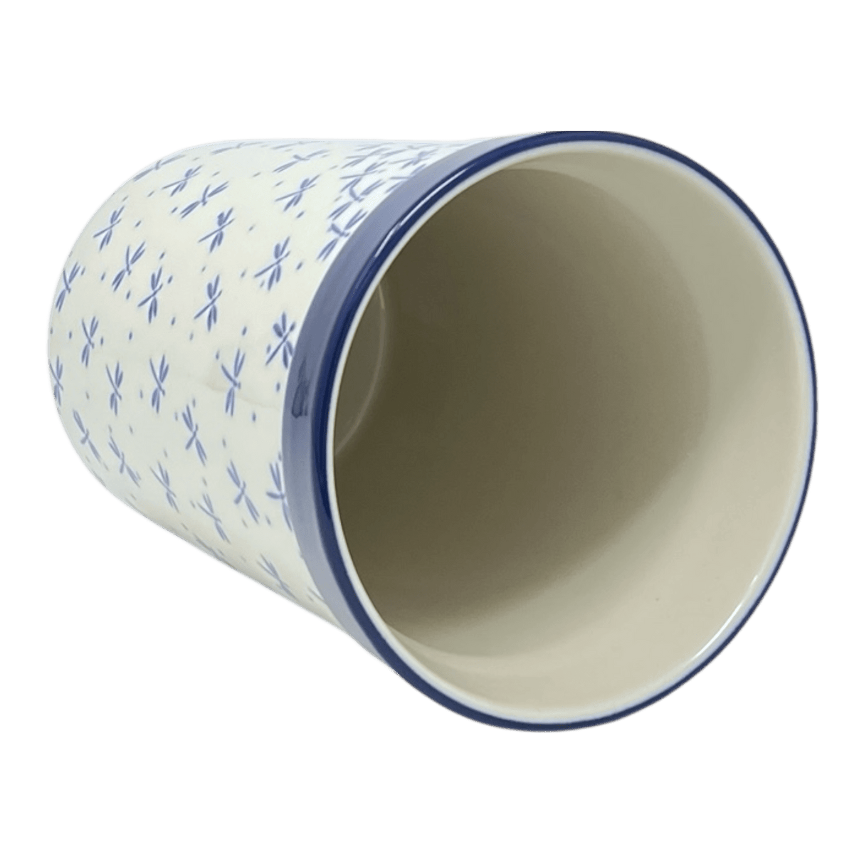 Utensil Holder, 7.75" x 5.5" in "Dragonfly Flight" by Ceramika Artystyczna | A169-2332X